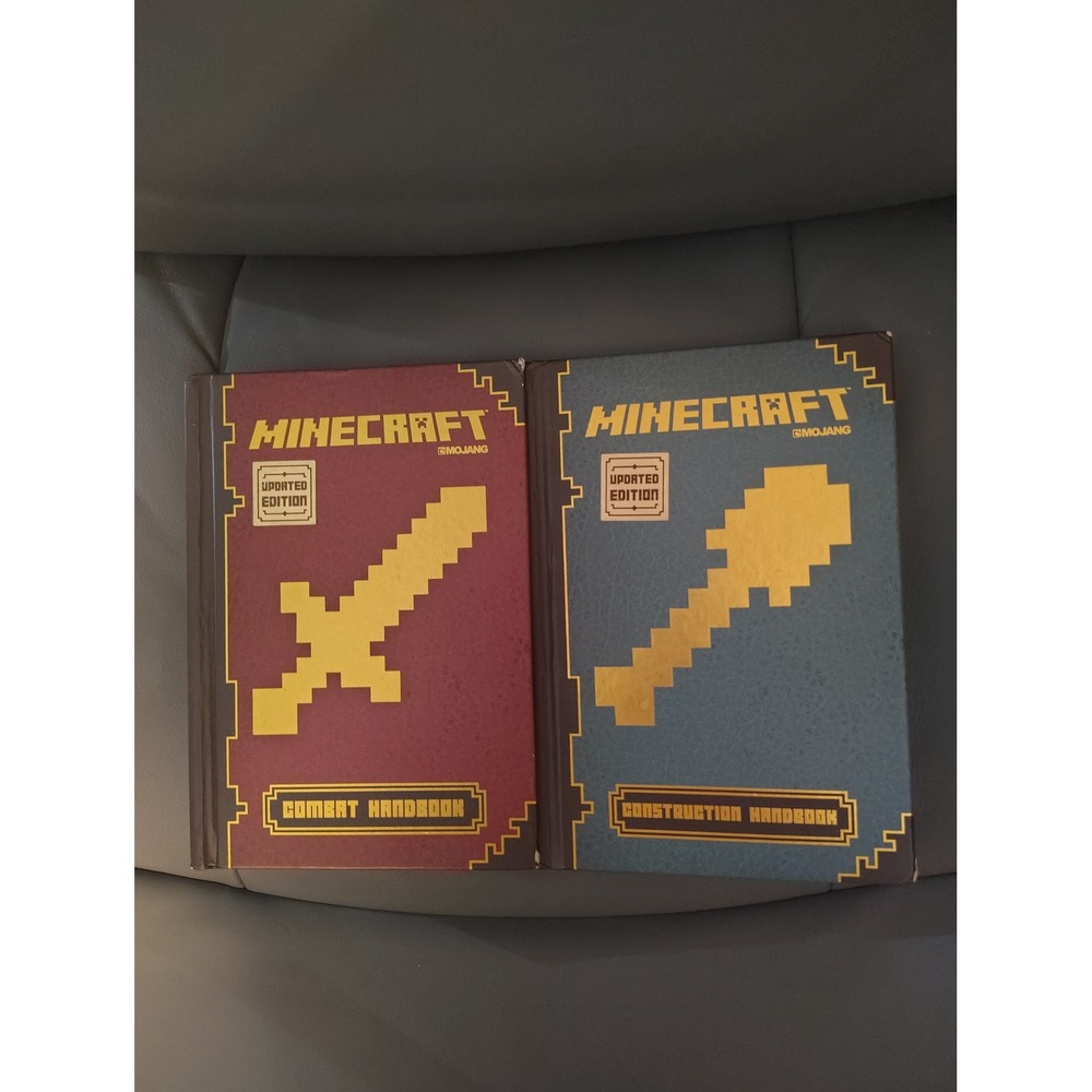 Minecraft Updated Edition Combat and Construction Handbook Set Mojang Scholastic